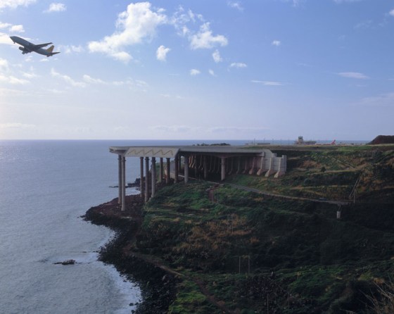Madeira Airport, Funchal, Portugal. Most scheduled (and many charter) European carriers fly here. 